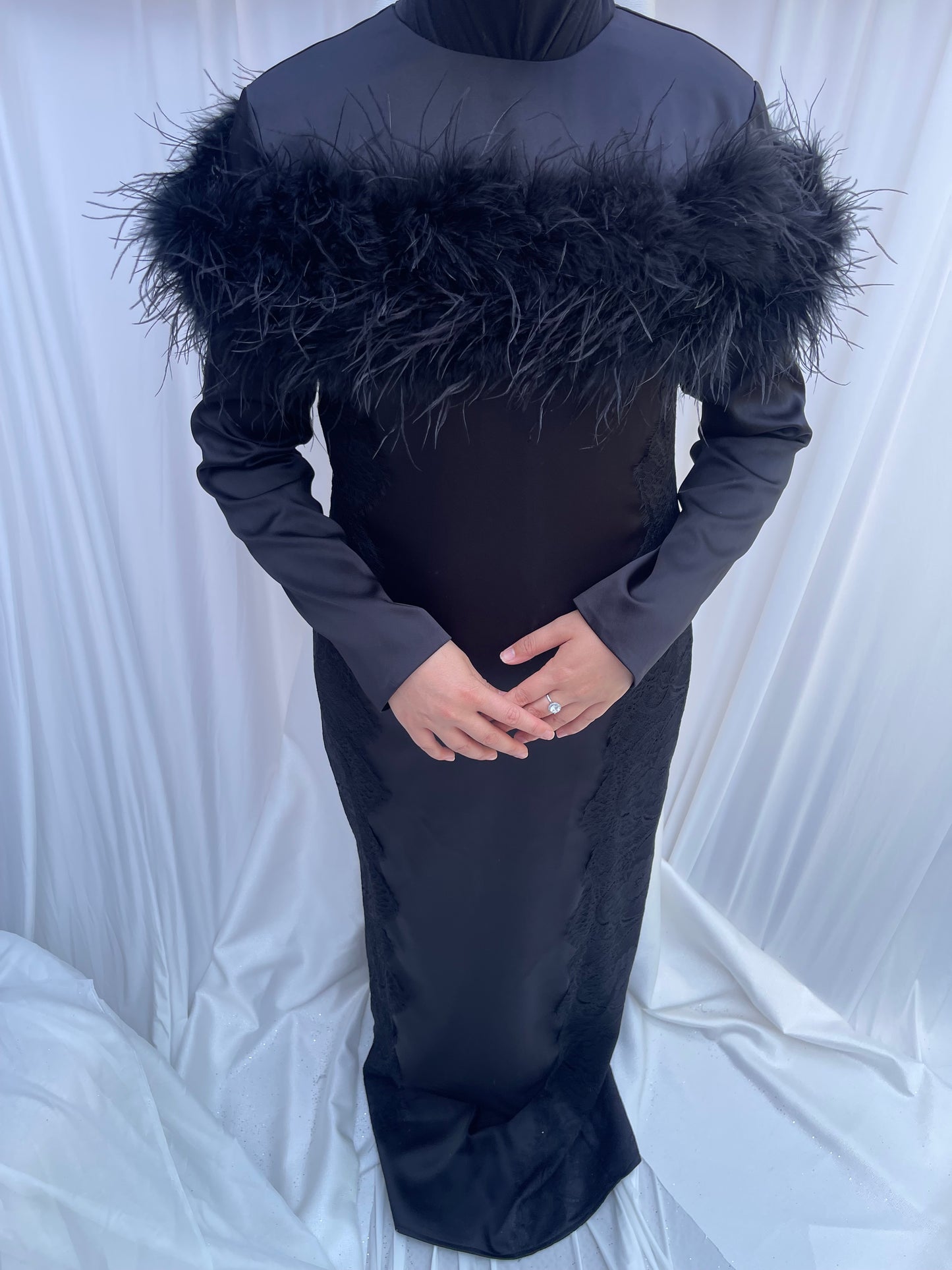 Modest Dress Olivia Black