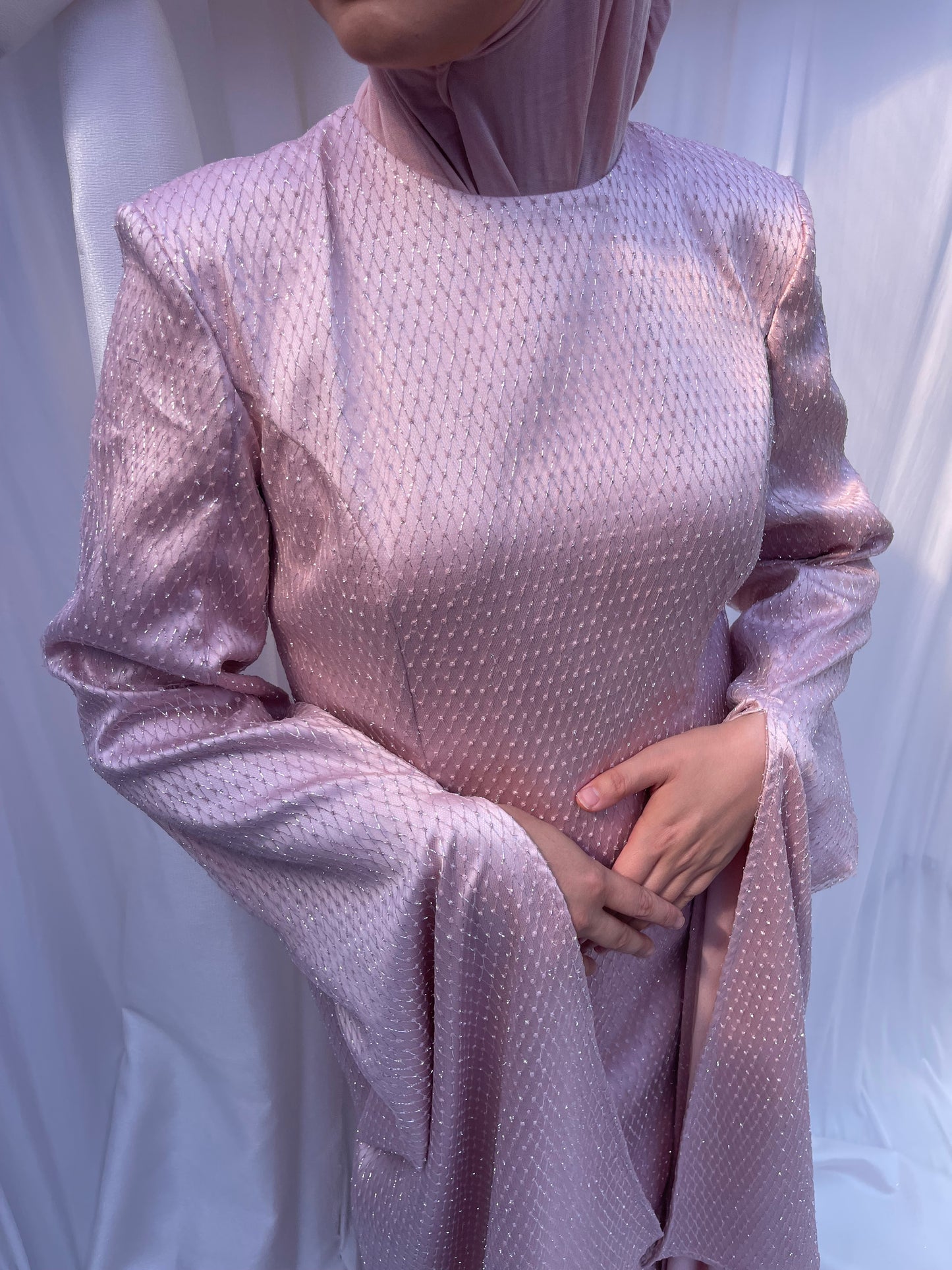Modest Dress Viana Pink