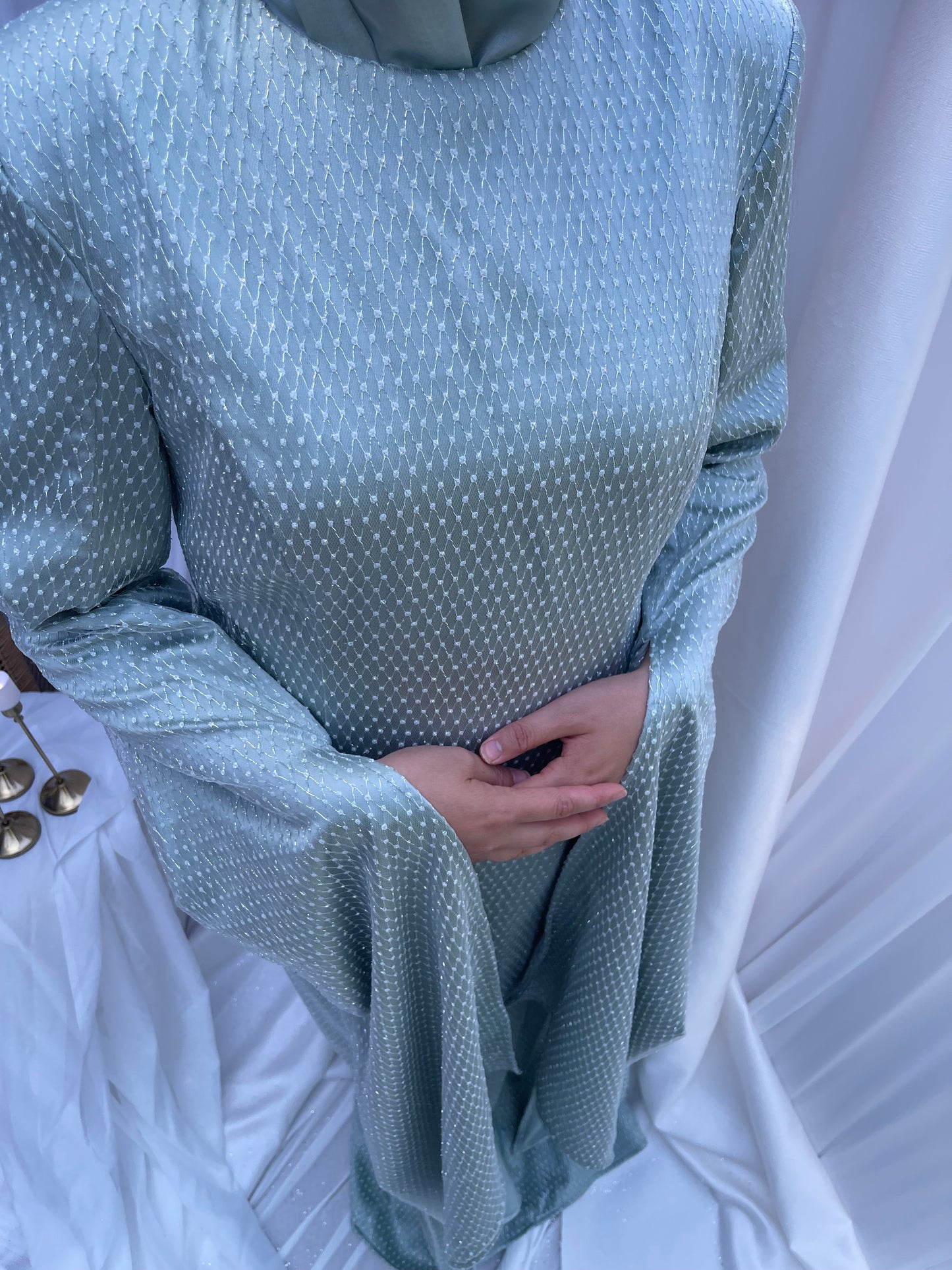 Modest Dress Viana Turquoise
