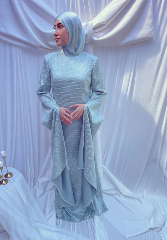 Modest Dress Viana Turquoise