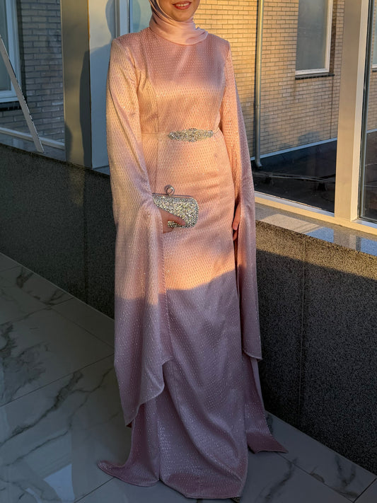 Modest Dress Viana Pink
