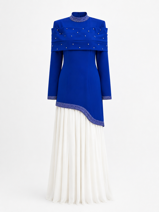 Modest Dress Lavinia Blue