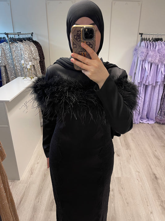 Modest Dress Olivia Black