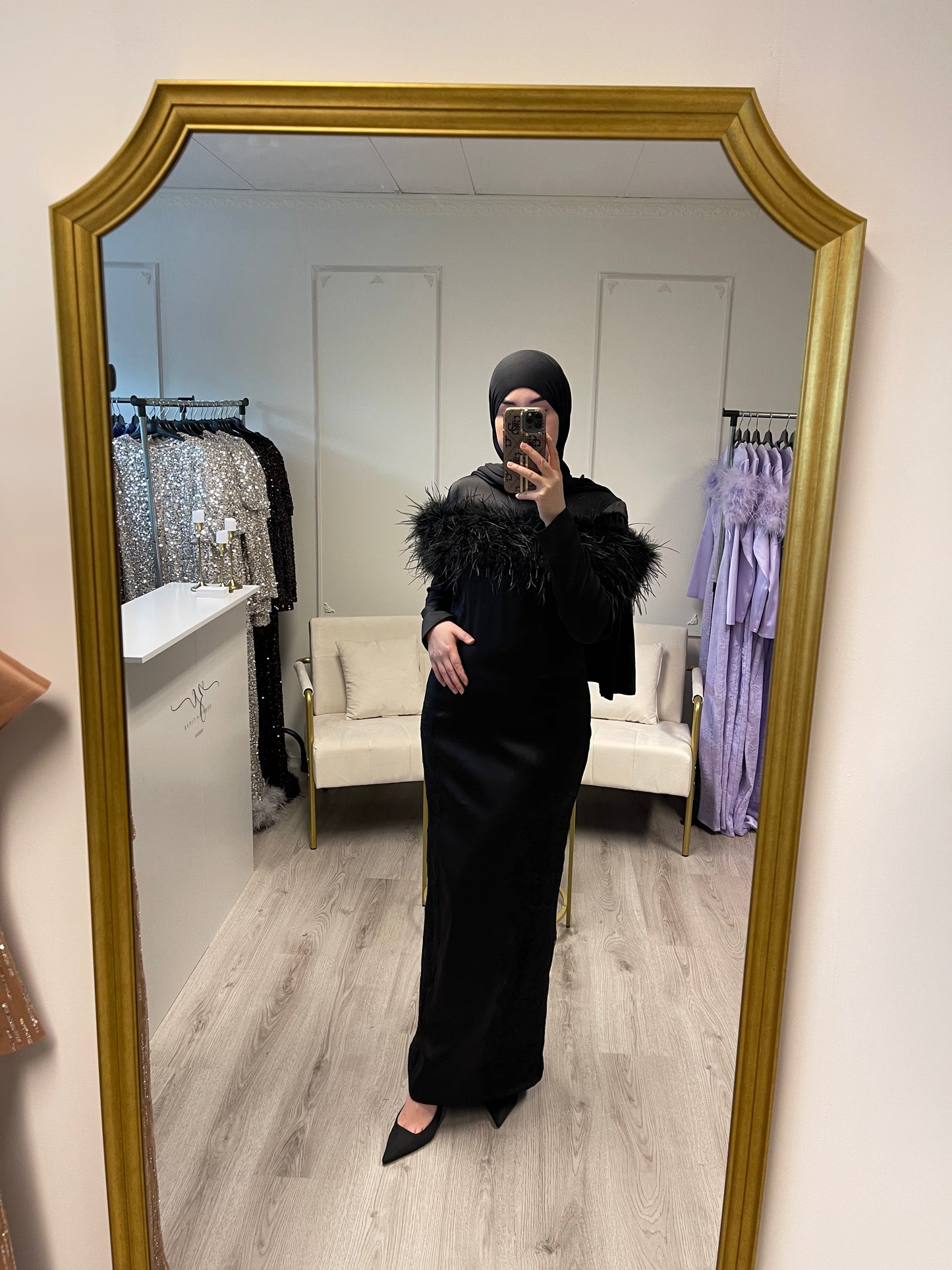 Modest Dress Olivia Black