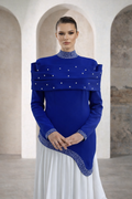 Modest Dress Lavinia Blue
