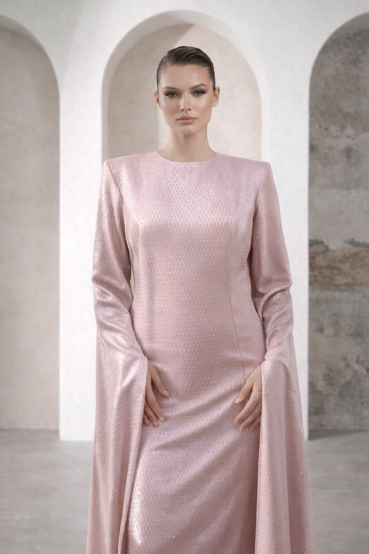 Modest Dress Viana Pink