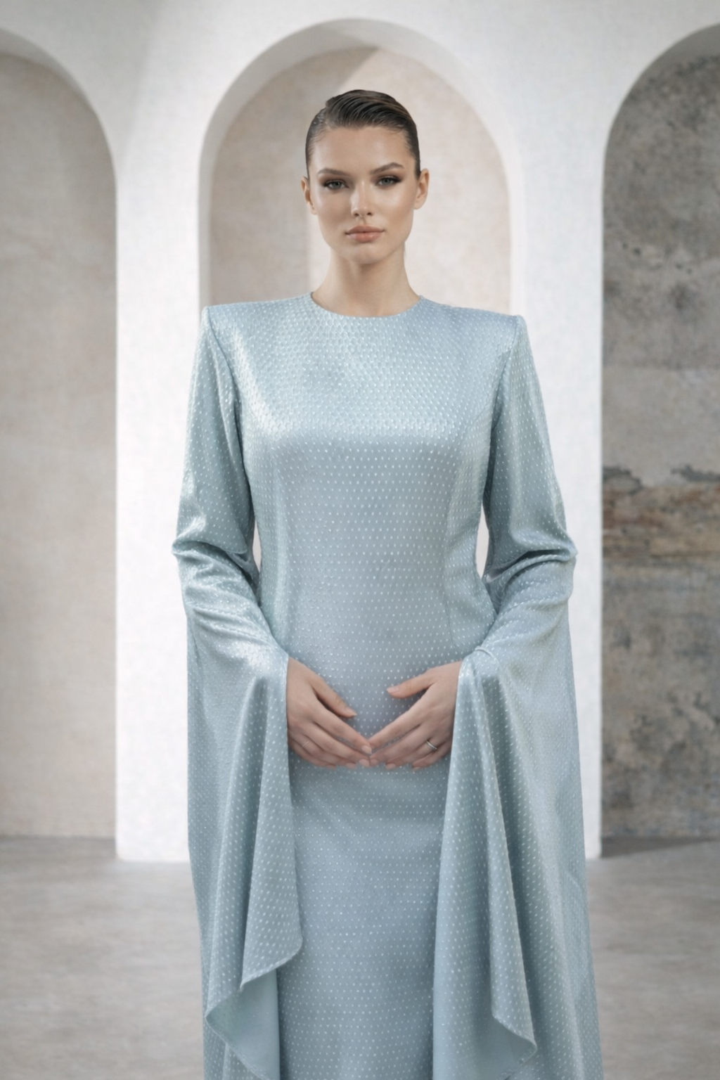 Modest Dress Viana Turquoise