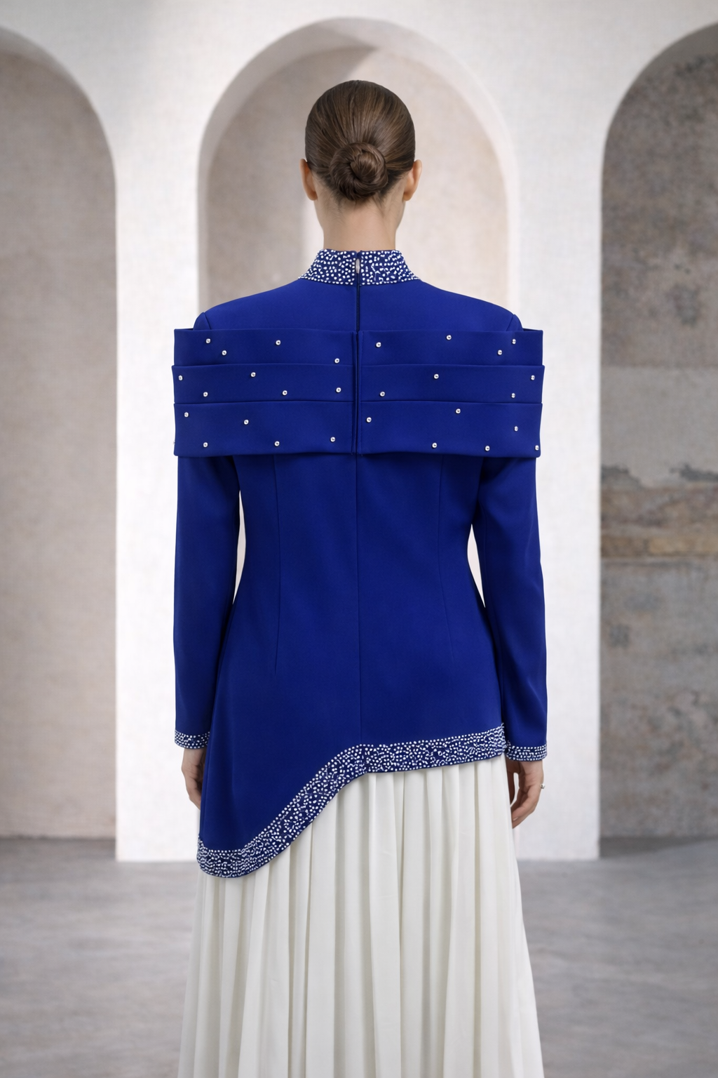 Modest Dress Lavinia Blue