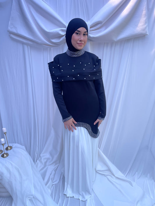 Modest Dress Lavinia Black