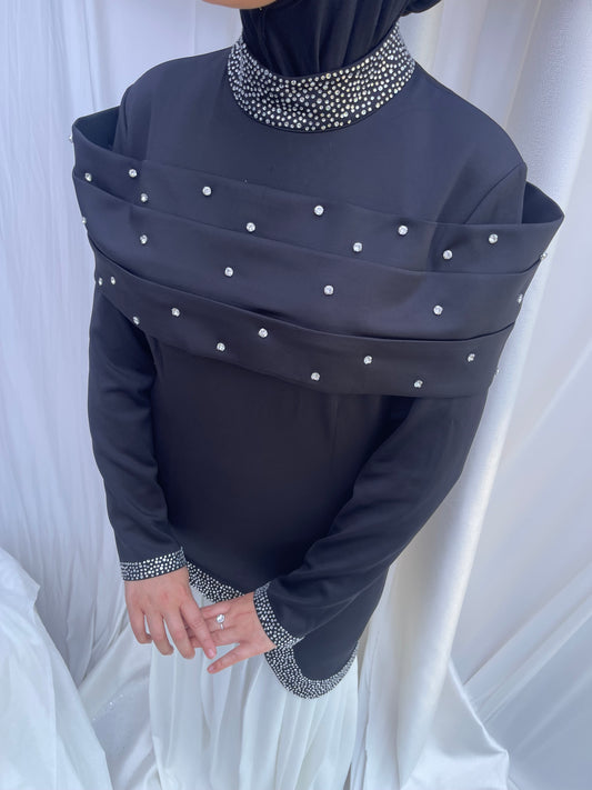 Modest Dress Lavinia Black