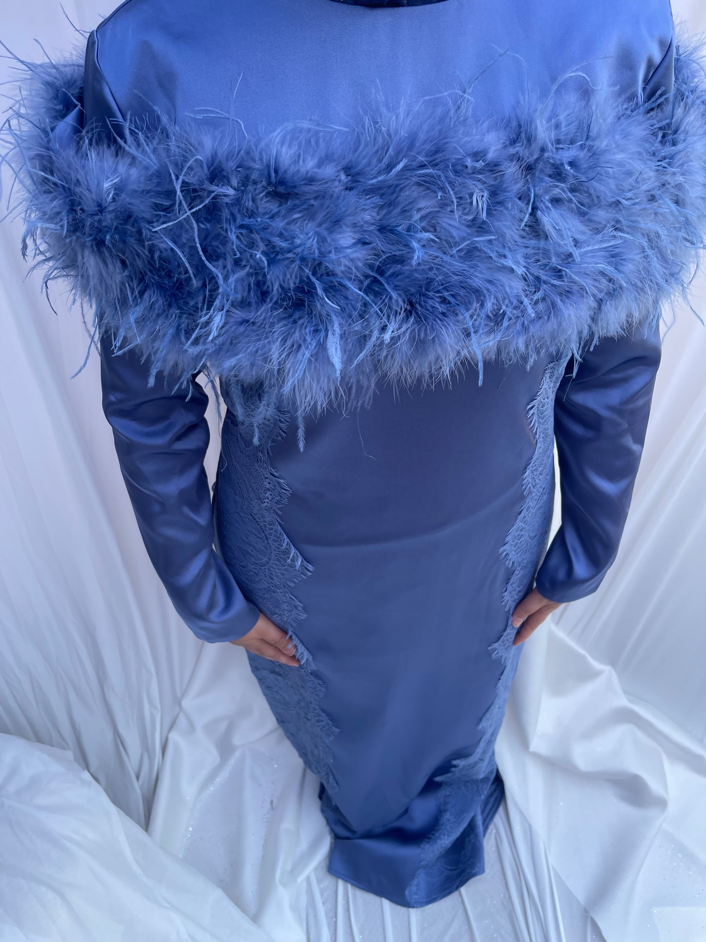 Modest Dress Olivia Indigo